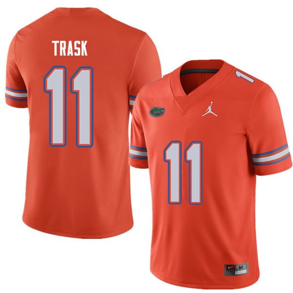 NCAA Florida Gators Kyle Trask Men's #11 Jordan Brand Orange Stitched Authentic College Football Jersey XXY2864PG
